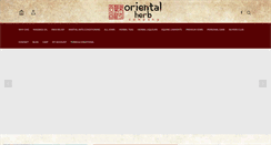 Desktop Screenshot of orientalherb.com